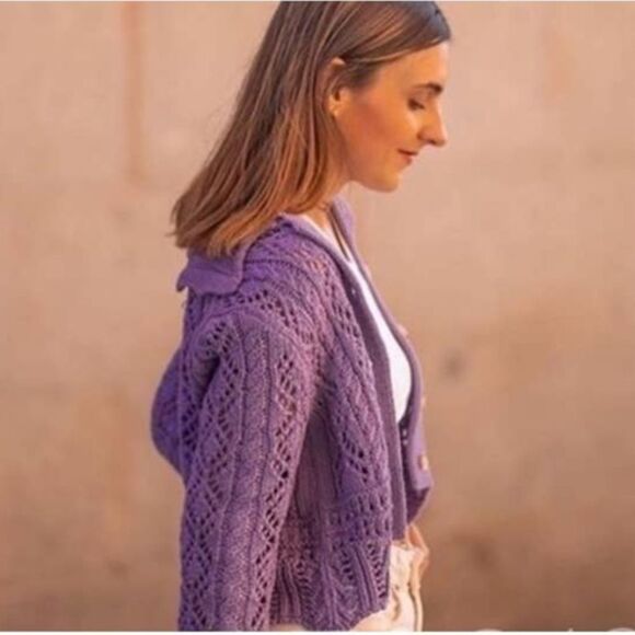 ZARA STRUCTURED KNIT JACKET - Picture 6 of 10